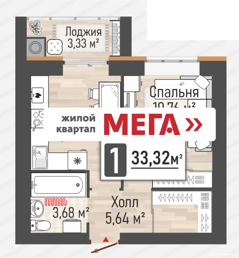 Планировка К1-31.66-2