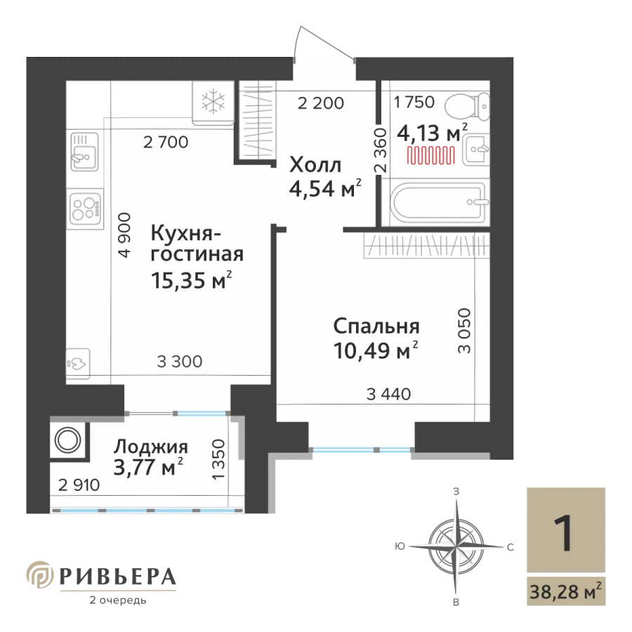 Планировка К1-36.4-1
